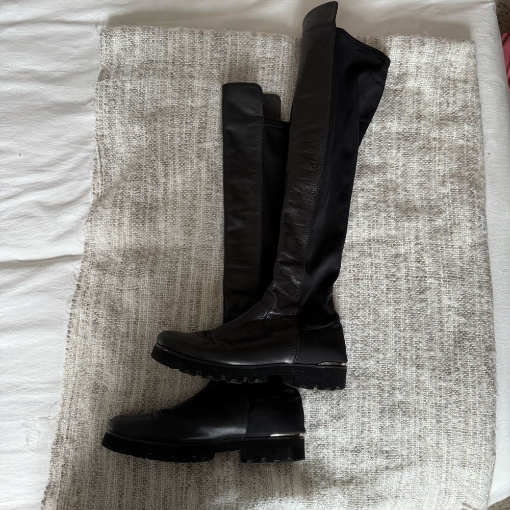 Donald Pliner Black Knee-High Boots